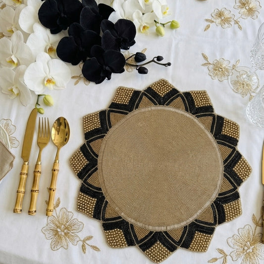 The Jazz Beaded placemat, Set of 2