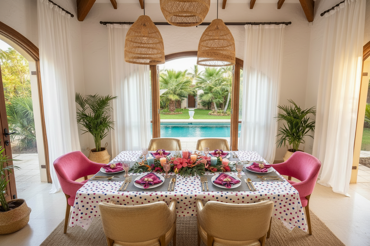 Dark Silver Large weave Rectangle Placemat, Set of 4