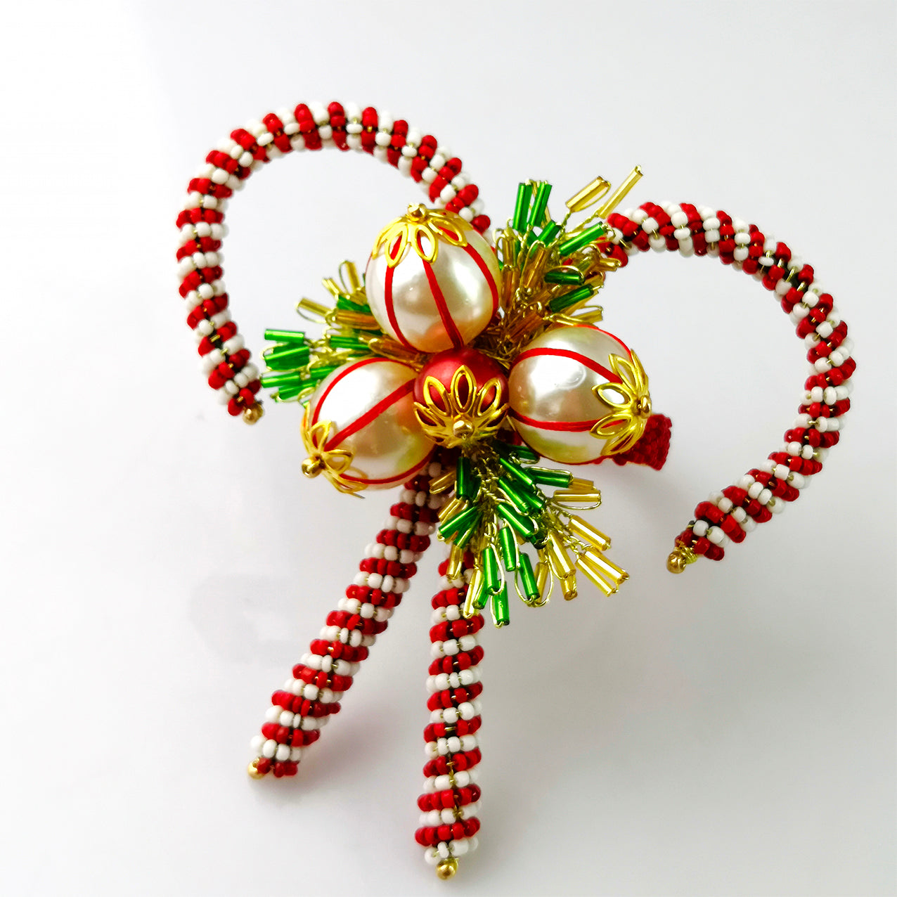 The Candy Cane Napkin Ring, Set of 4