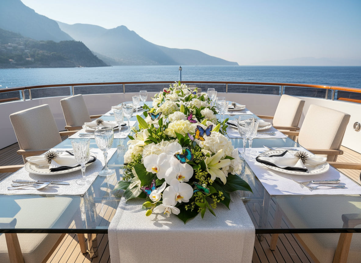 Sunburst Rectangle Placemat in Silver, Set of 4