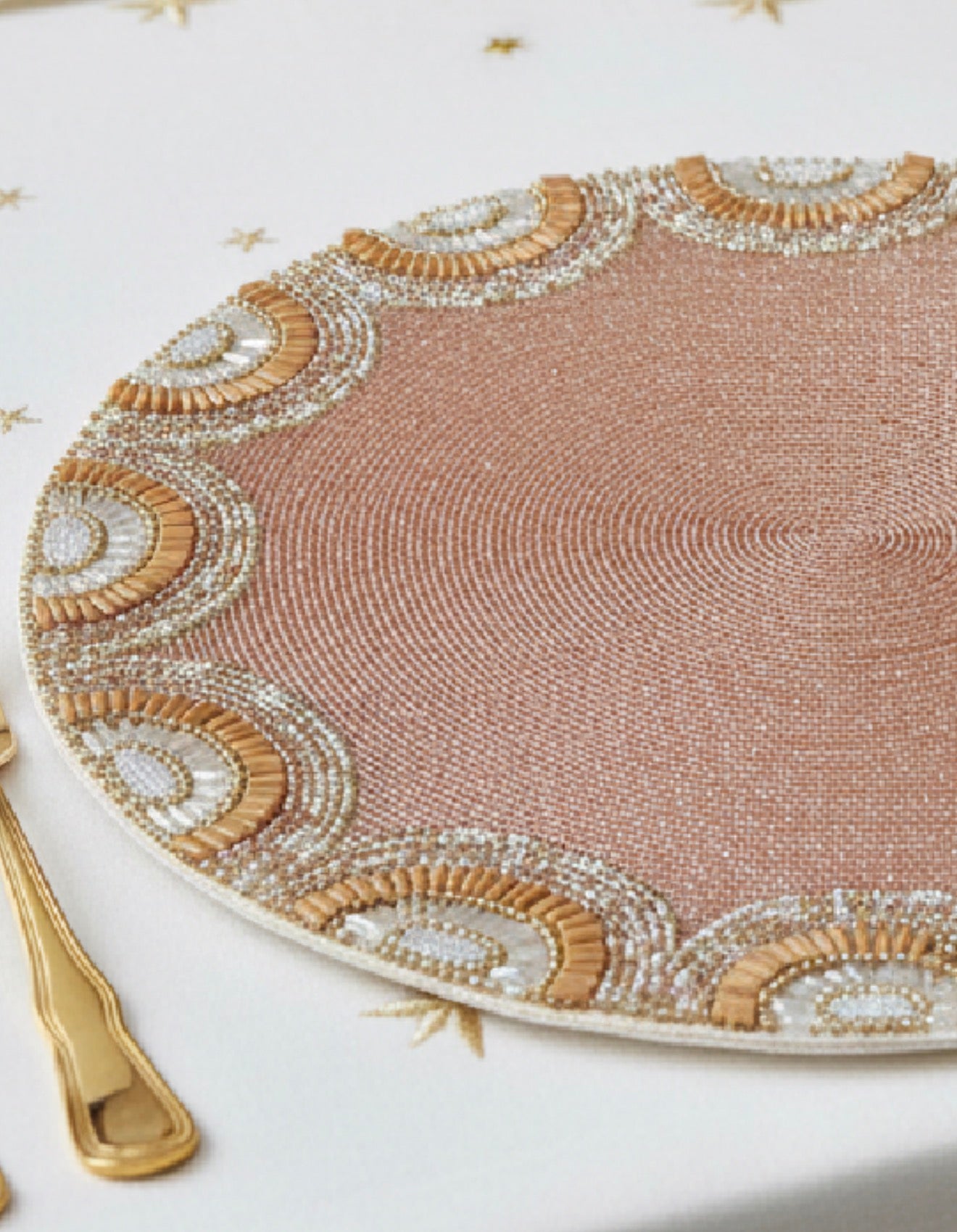 Sample Sunblush Beaded Placemat x 1