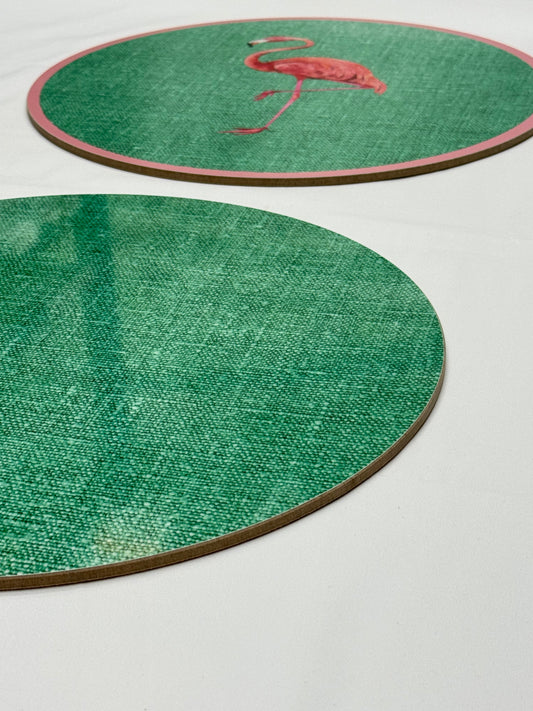Set of Two printed placemats. X 2