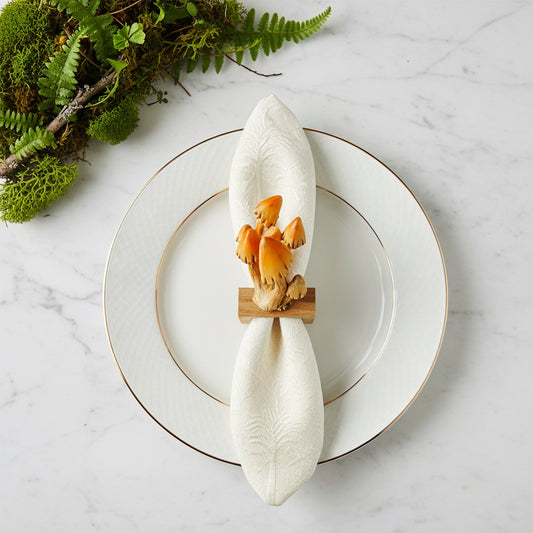 The Mushroom Napkin Ring, Set of 4