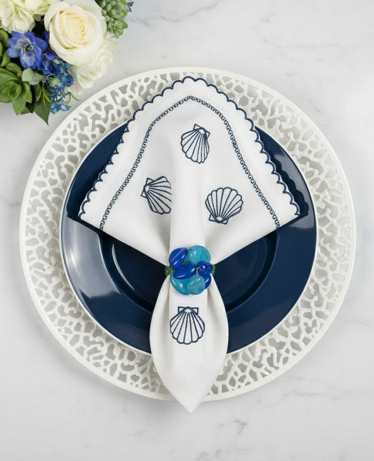 Seychelles Napkin Ring, Set of 4