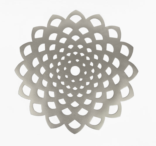 Samples Star Placemat in Silver, x 4