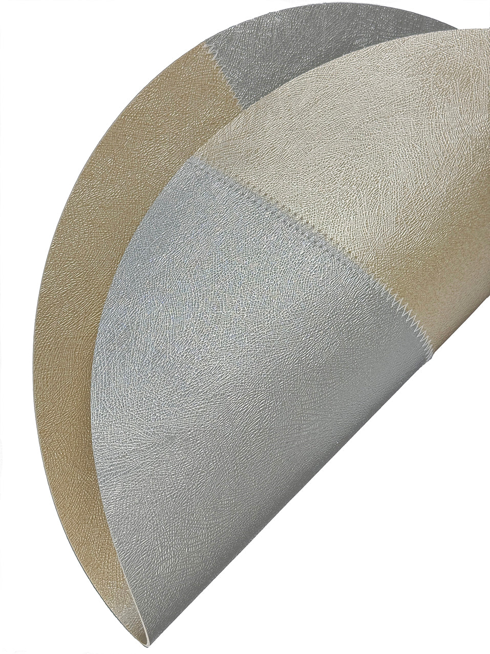 Sparkle Reversible Placemat in Champagne and Platinum, Set of 4