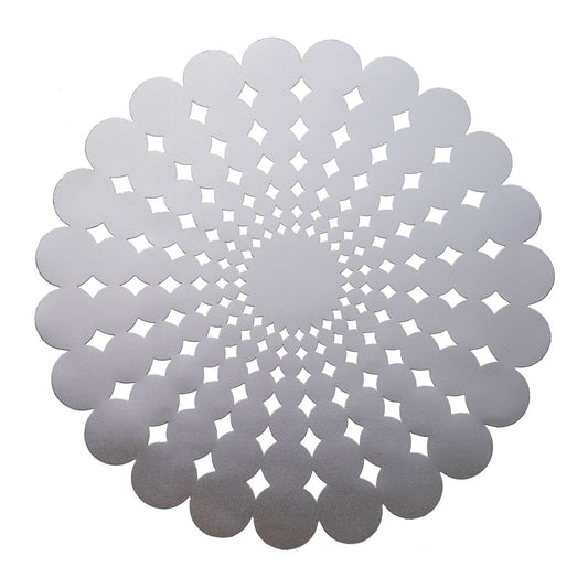 Samples Fleur Placemat in Silver, x 4