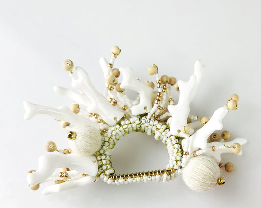 Caribbean Napkin ring , Set of 4