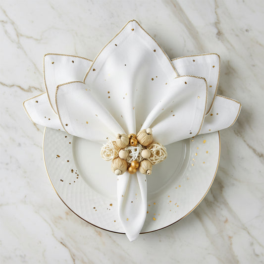 Bora Bora Napkin ring , Set of 4