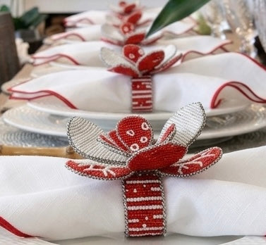 Hibiscus Napkin ring