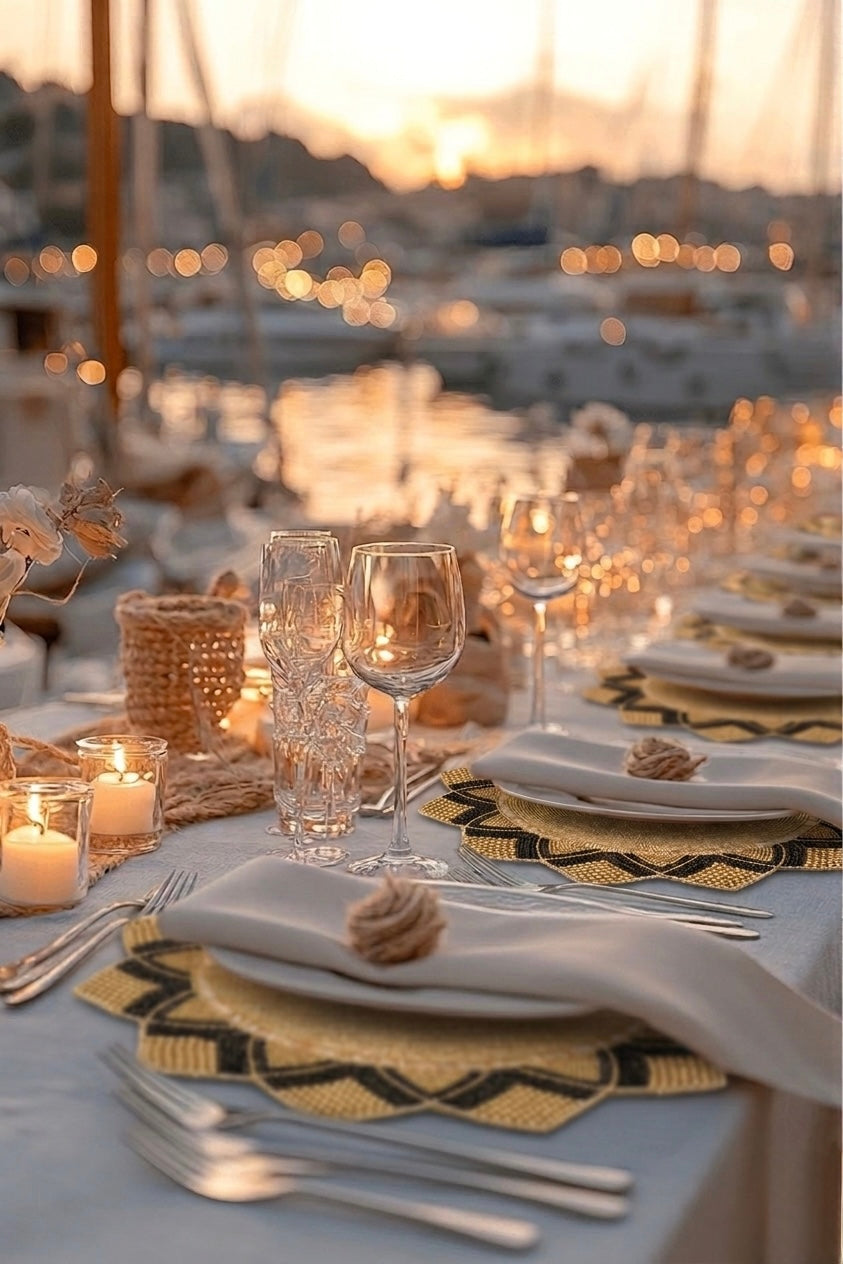 The Jazz Beaded placemat, Set of 2