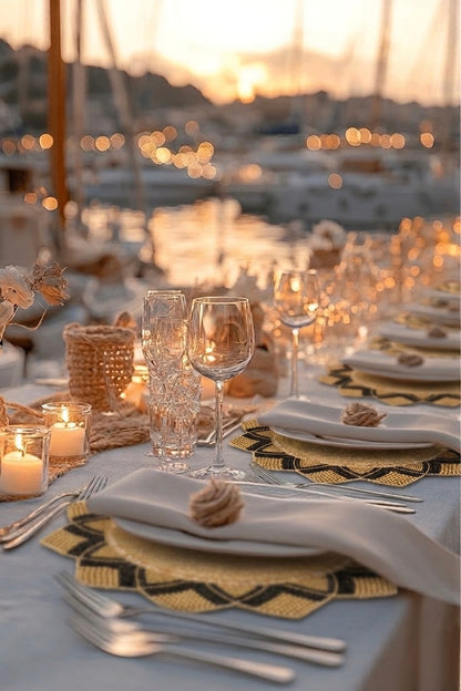The Jazz Beaded placemat, Set of 2
