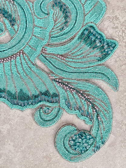 Whispers Beaded Runner , Set of 1