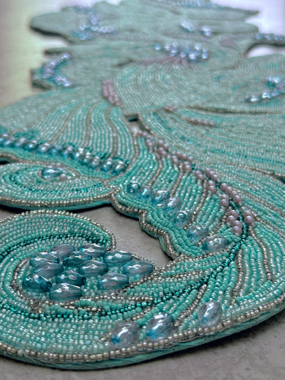 Whispers Beaded Runner , Set of 1