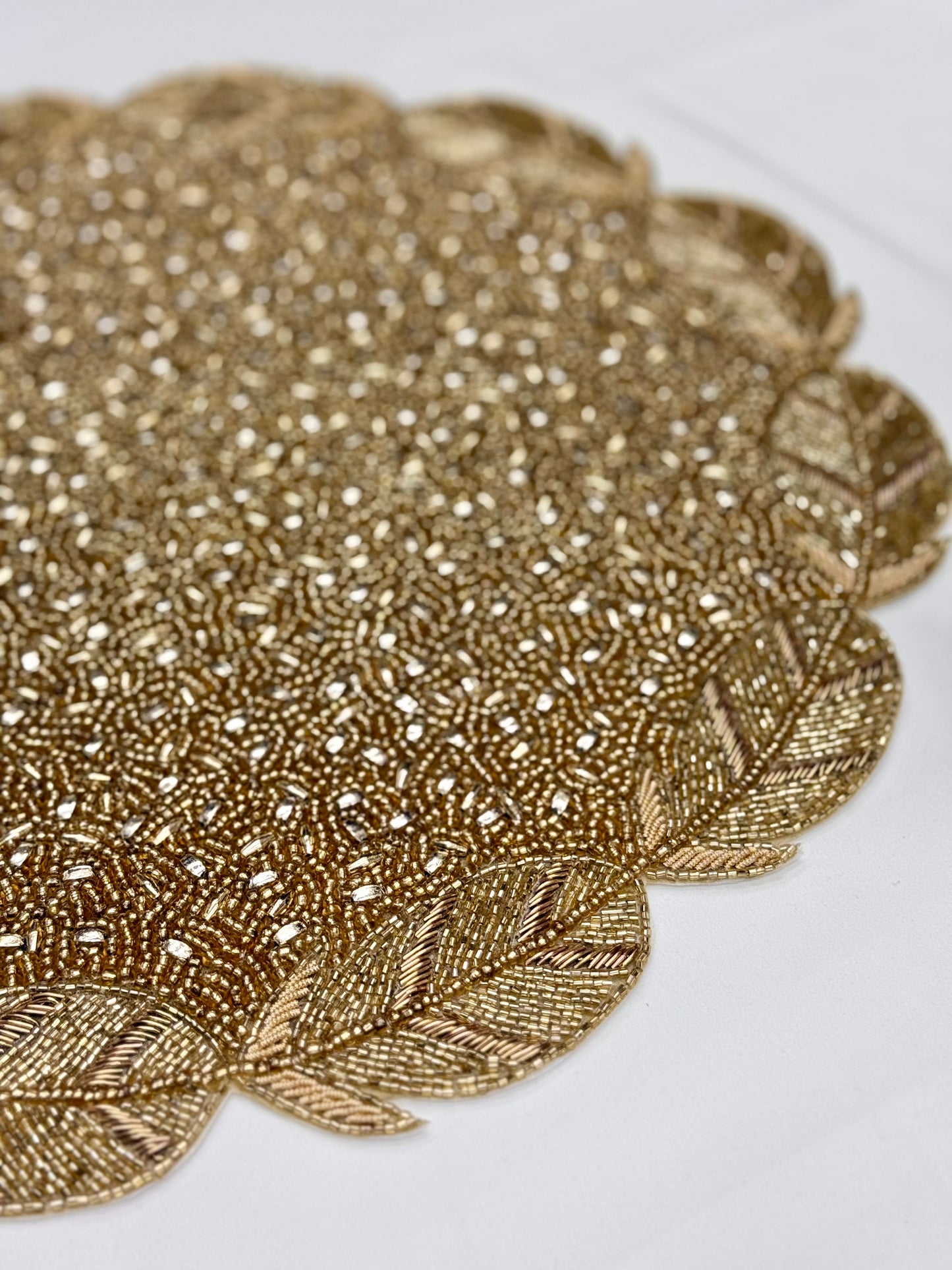 Aurelia beaded placemat - Set of 2