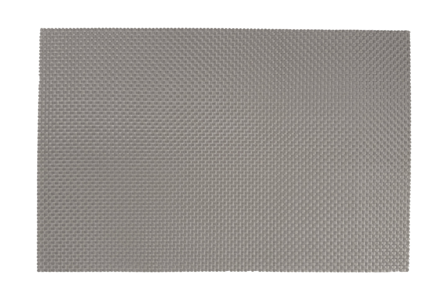 Dark Silver Large weave Rectangle Placemat, Set of 4