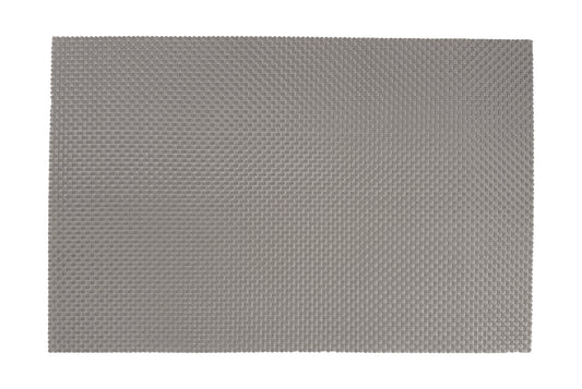Dark Silver Large weave Rectangle Placemat, Set of 4