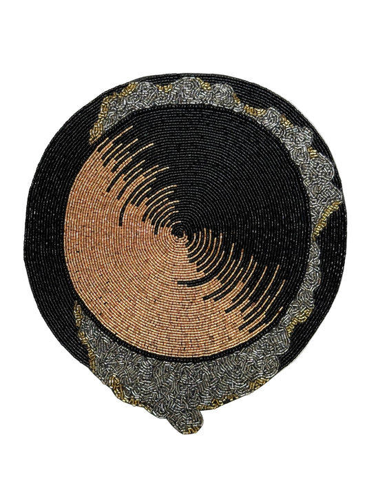 Moonlight beaded placemat