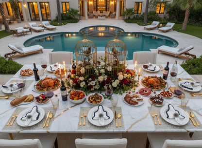 Wired Rectangle Placemat in Gold, Set of 4