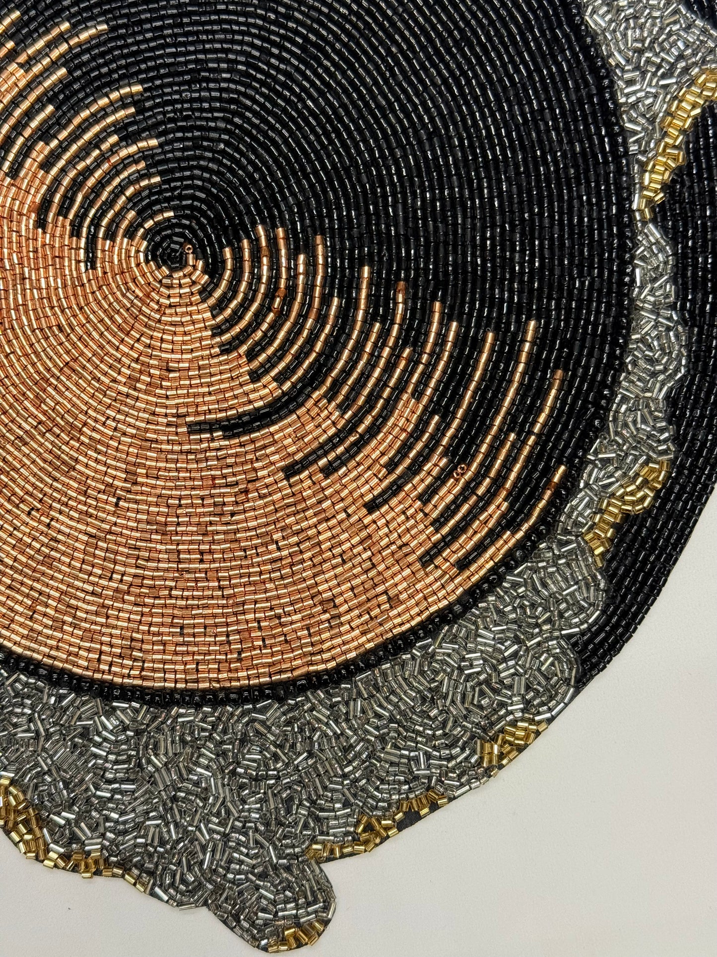 Moonlight beaded placemat