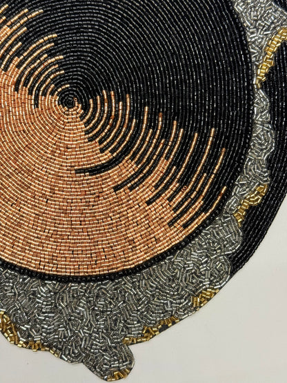 Moonlight beaded placemat