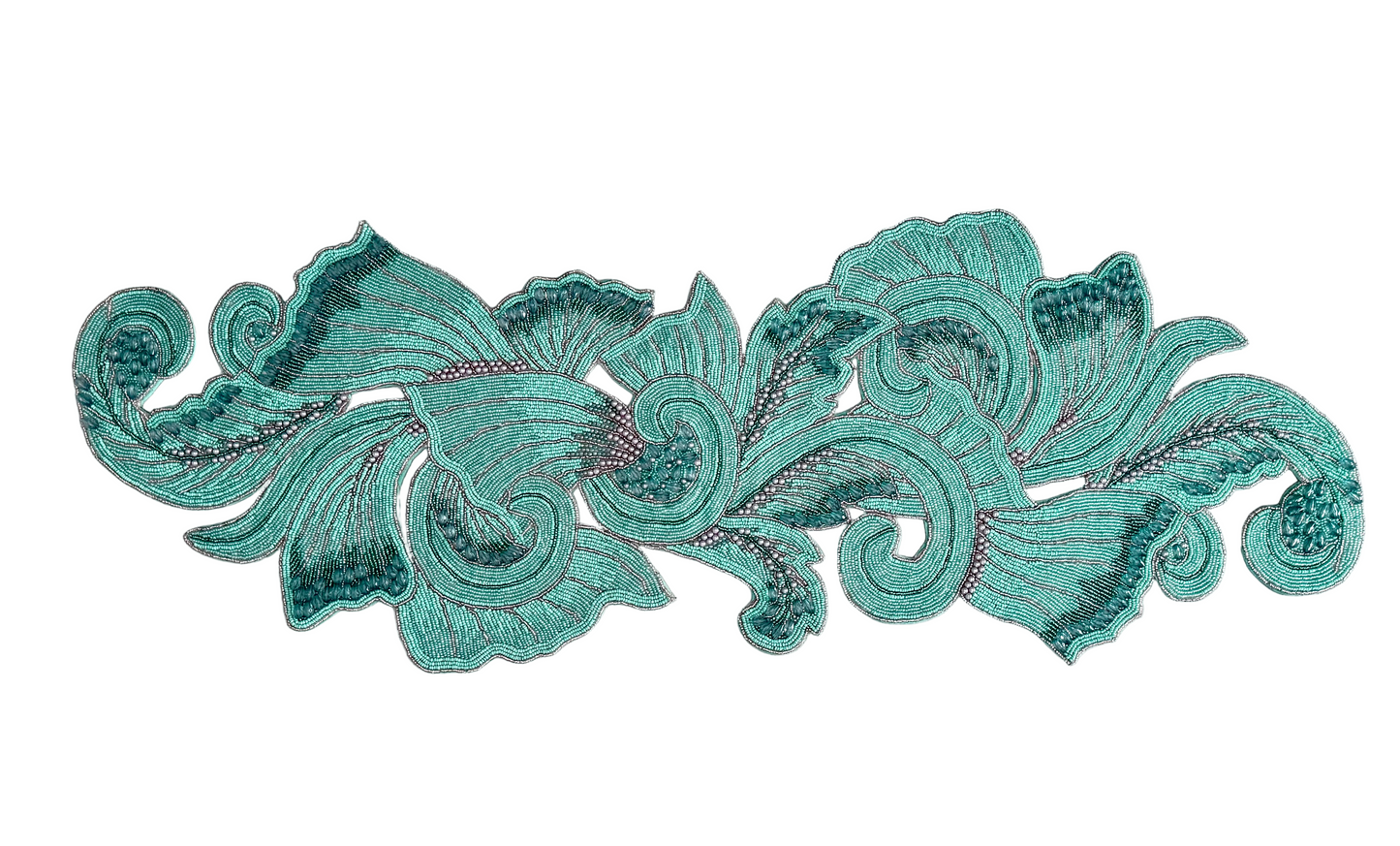 Whispers Beaded Runner , Set of 1