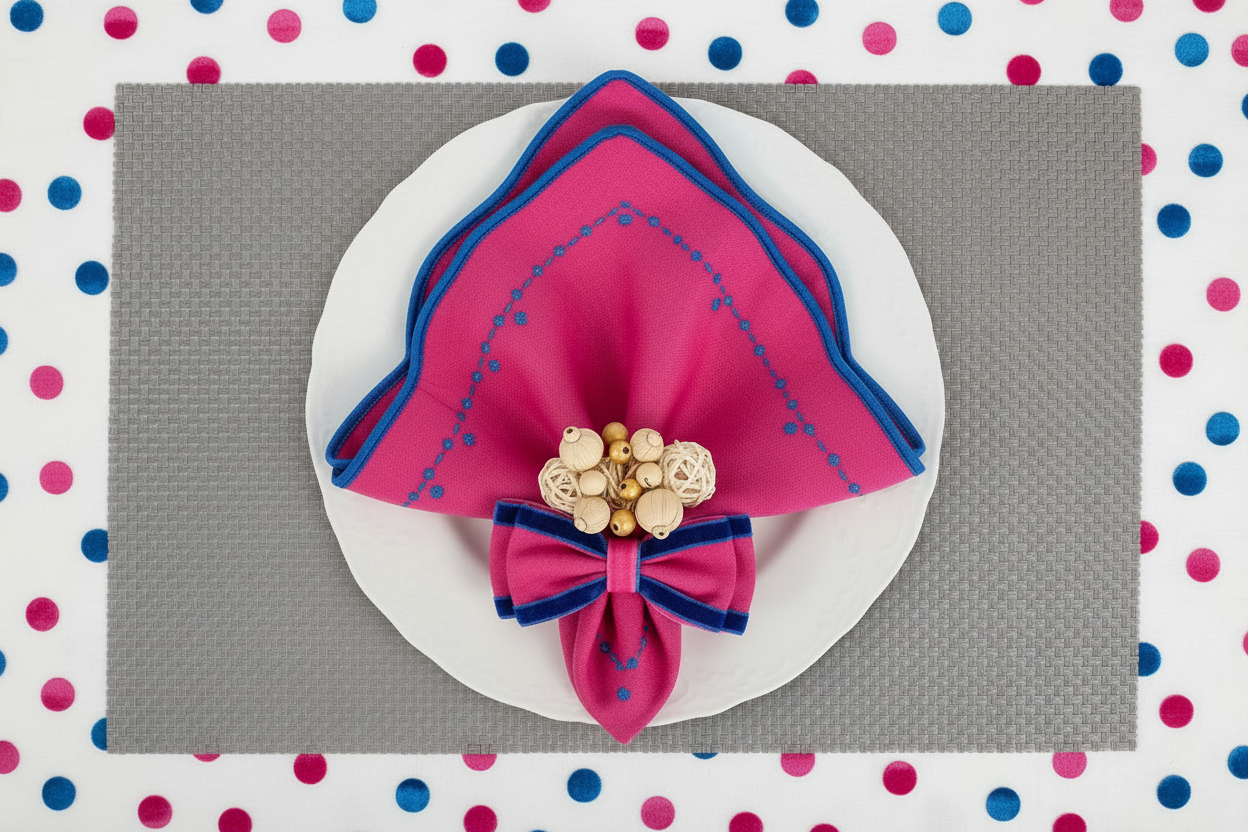 Dark Silver Large weave Rectangle Placemat, Set of 4