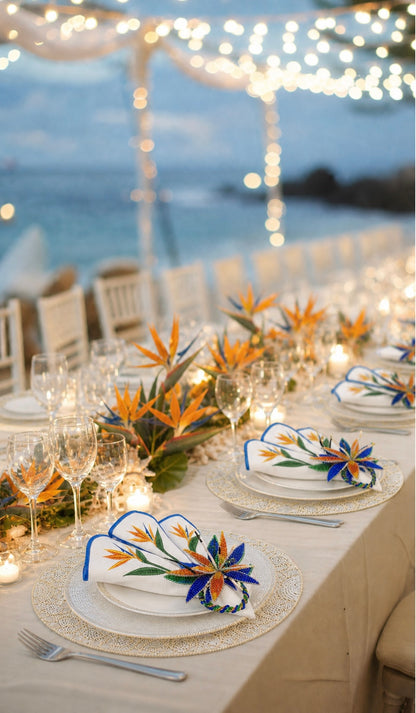 Paris beaded placemat
