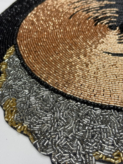 Moonlight beaded placemat