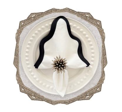 Amalfi Beaded Placemat , Set of 2