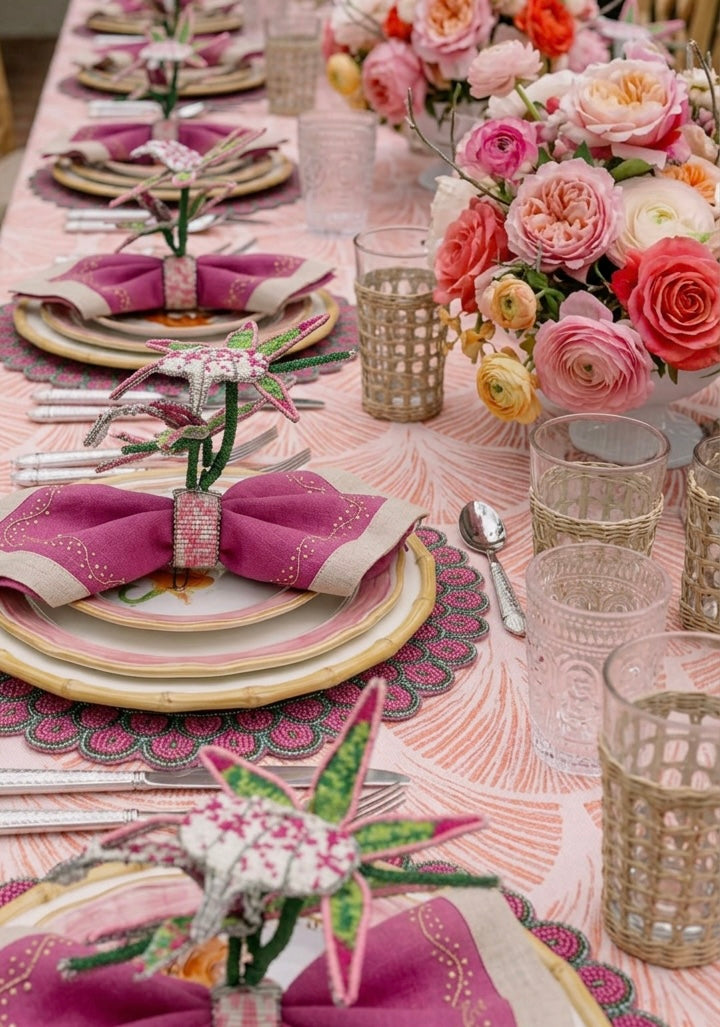 Stargazer Lily Napkin ring