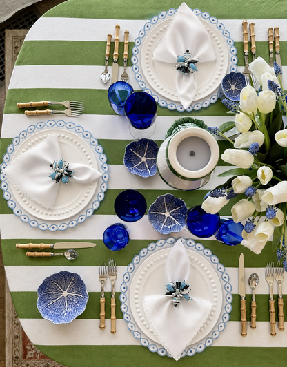 Embroidered Evil Eye placemat, Set of 4