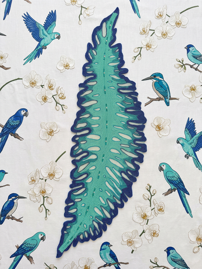 Tropical Paradise Beaded Runner , Set of 1