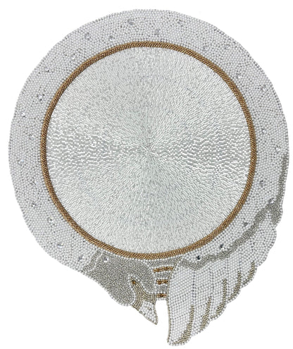 The Swan Lake Beaded placemat, 1 piece