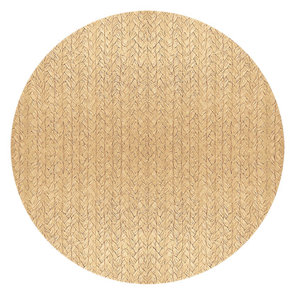 Wheat Round Placemat in Natural, Set of 4