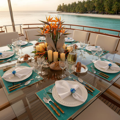 Seychelles Napkin Ring, Set of 4