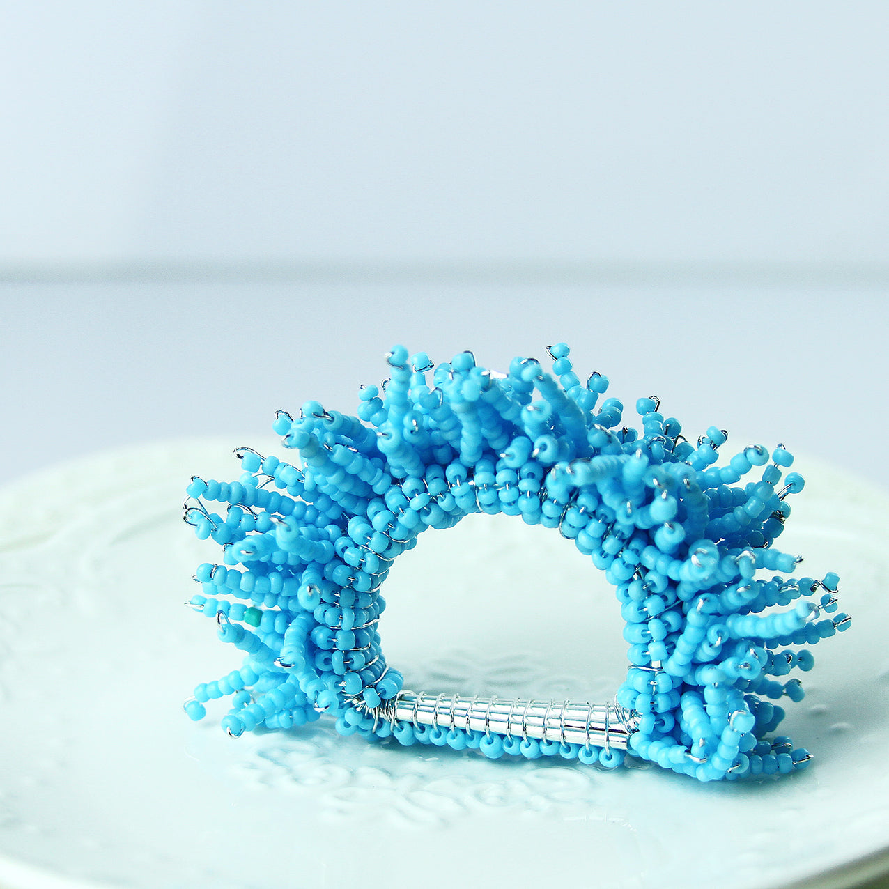 Blue Lagoon Napkin ring, Set of 4