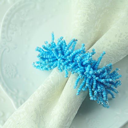Blue Lagoon Napkin ring, Set of 4