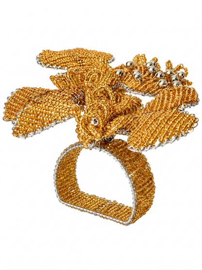 Champagne Bloom Napkin ring