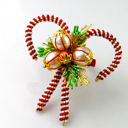 The Candy Cane Napkin Ring, Set of 4
