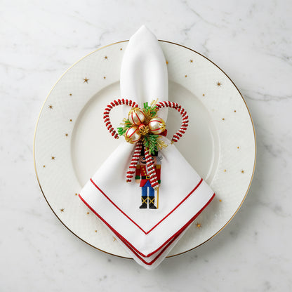 The Candy Cane Napkin Ring, Set of 4