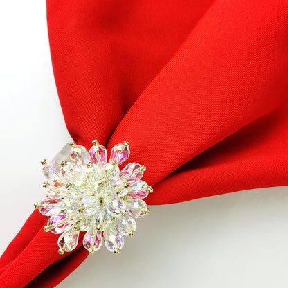 The Crystal Chandelier Napkin Ring, Set of 4