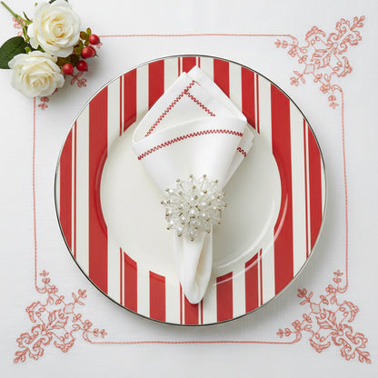 The Crystal Chandelier Napkin Ring, Set of 4