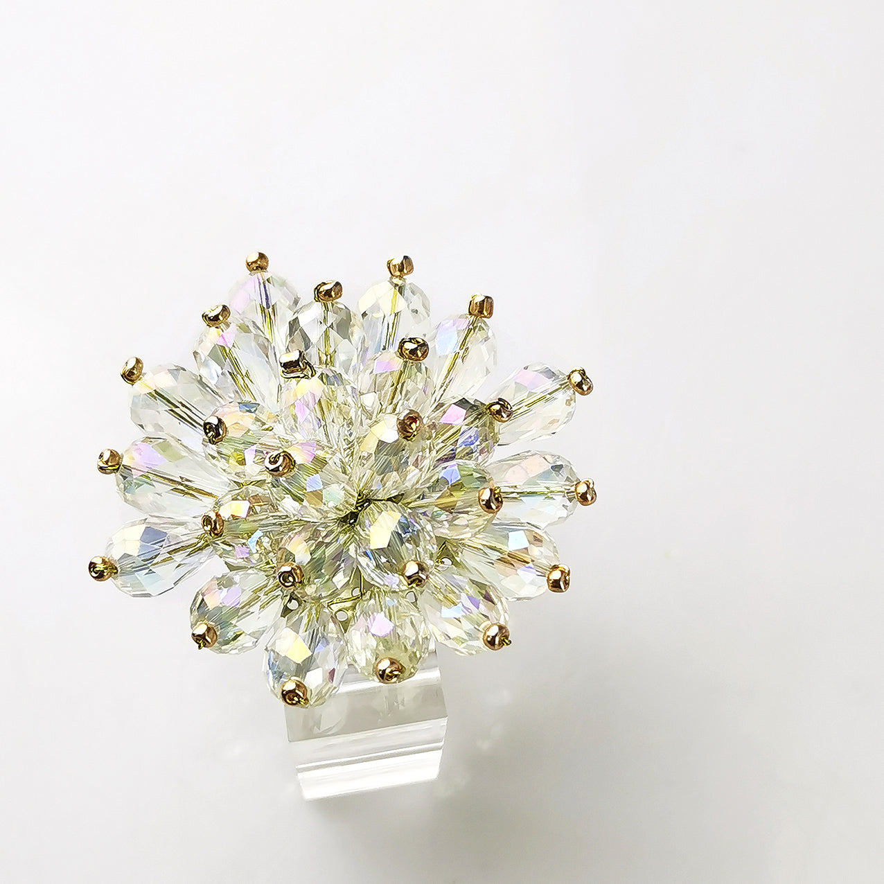 The Crystal Chandelier Napkin Ring, Set of 4