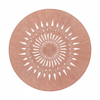 Wish Round Placemat in Rose Gold, Set of 4