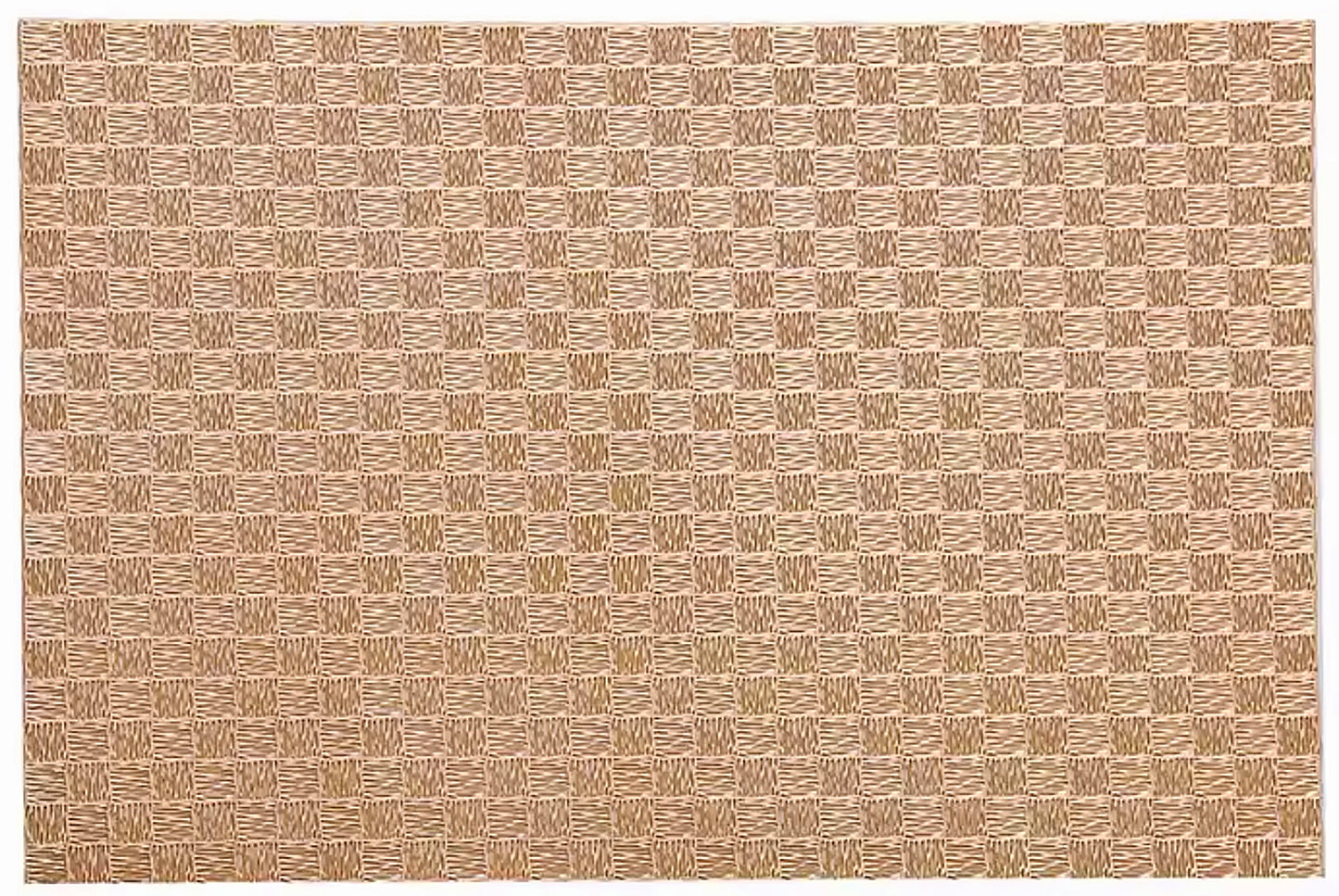 All Squared Rectangle Placemat in Rose Gold, Set of 4