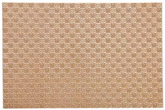 All Squared Rectangle Placemat in Rose Gold, Set of 4