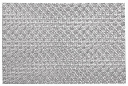 All Squared Rectangle Placemat in Silver, Set of 4