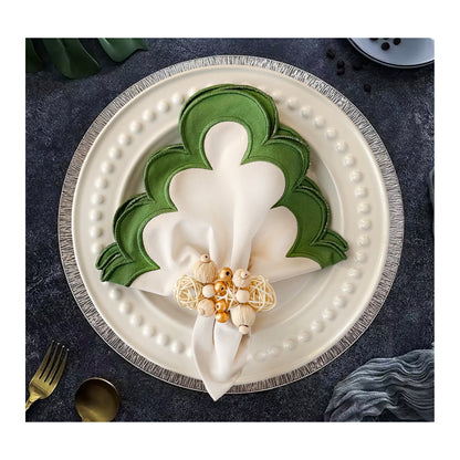 Wish Round Placemat in Gold, Set of 4