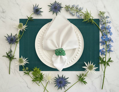 The Emerald Cove Napkin Ring, Set of 4